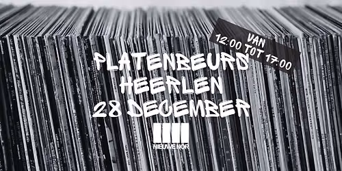 Platenbeurs Heerlen December XL (gratis) — markt-eten in Limburg
