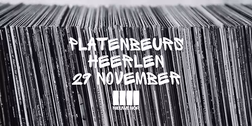 Platenbeurs Heerlen November (gratis) — markt-eten in Limburg