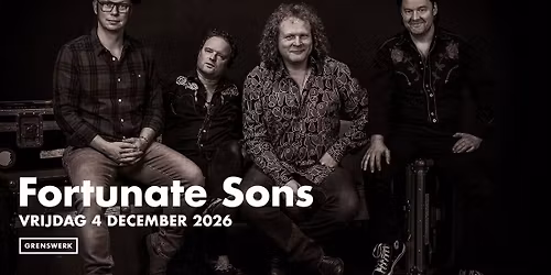 Fortunate Sons – Creedence Clearwater Revival Live in Grenswerk — Muziek in Limburg