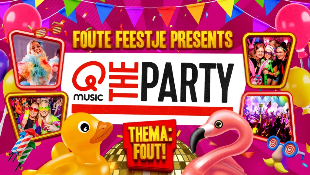 Foute Feestje met Qmusic – The Party in Venlo