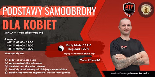 Podstawy Samoobrony dla Kobiet z instruktorem Krav Maga, Tomaszem Pacuszka — sport in Limburg