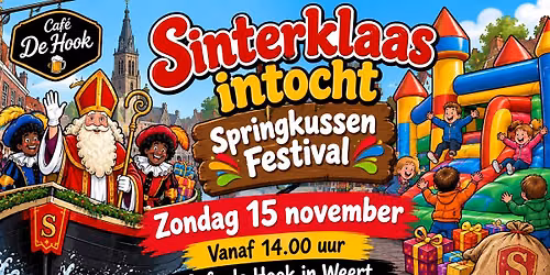 springkussen festival (Sinterklaas intocht) in Weert