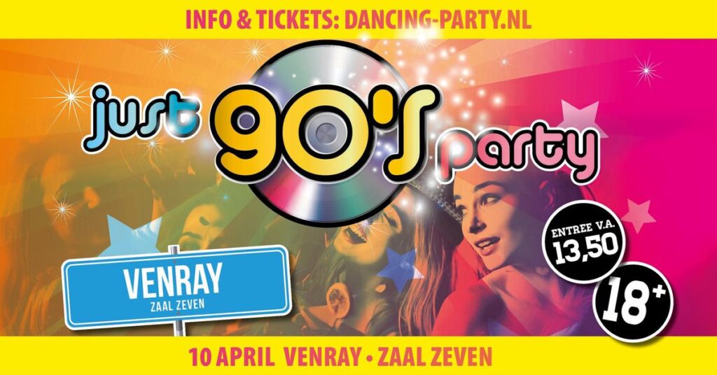 JUST 90s Party Venray in Venray
